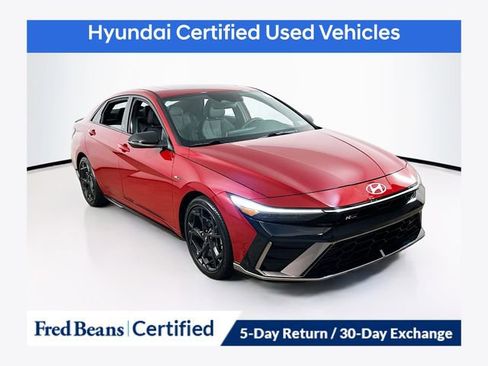 Certified 2025 Hyundai Elantra N Line FWD image 1