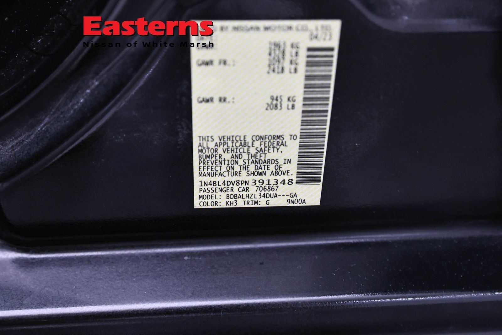 Used 2023 Nissan Altima 2.5 SV FWD image 34