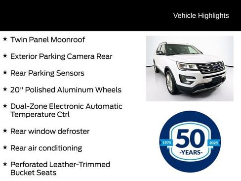 Certified 2017 Ford Explorer XLT w/ Equipment Group 202A image 11