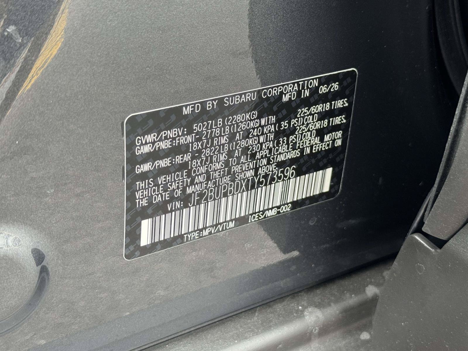 New 2026 Subaru Outback Premium AWD/4WD image 19