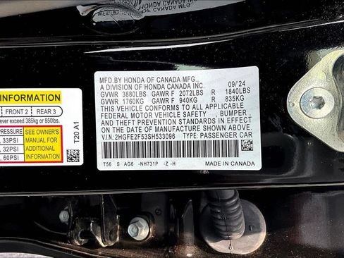 Used 2025 Honda Civic Sport image 15