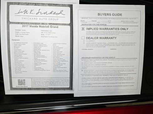 Used 2017 MAZDA MAZDA6 Grand Touring image 37