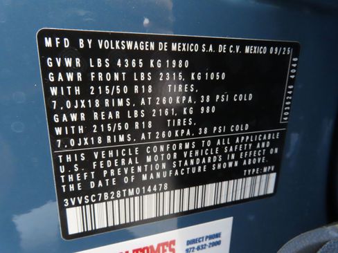 New 2026 Volkswagen Taos SE image 28