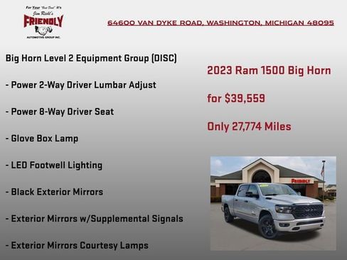 Used 2023 RAM 1500 Big Horn AWD/4WD image 15