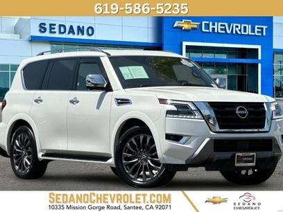 Used 2023 Nissan Armada Platinum w/ Captain's Chairs Package