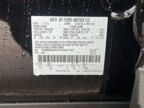 New 2026 Ford Explorer Tremor w/ Tremor Ultimate Package image 24