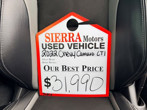 Used 2022 Chevrolet Camaro LT w/ RS Package RWD image 9