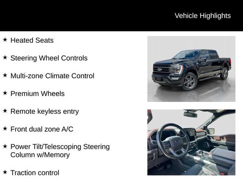 Certified 2023 Ford F150 Lariat w/ Equipment Group 502A High AWD/4WD image 21