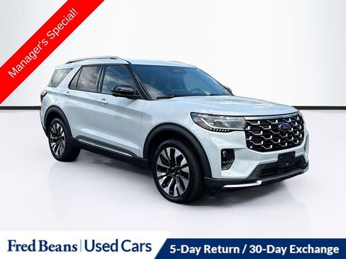 Used 2025 Ford Explorer Platinum w/ LUX Leather Package AWD/4WD image 1