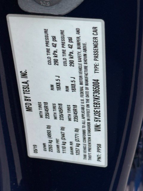 Used 2019 Tesla Model 3 Performance AWD/4WD image 30