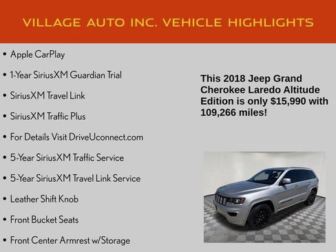 Used 2018 Jeep Grand Cherokee Altitude AWD/4WD image 28