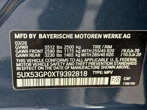 New 2026 BMW X3 xDrive30 w/ Premium Package AWD/4WD image 18