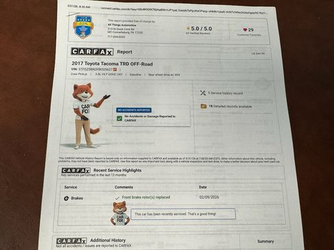 Used 2017 Toyota Tacoma TRD Sport image 36