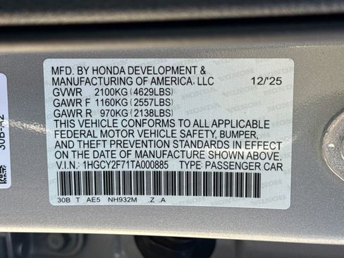 New 2026 Honda Accord Sport image 28