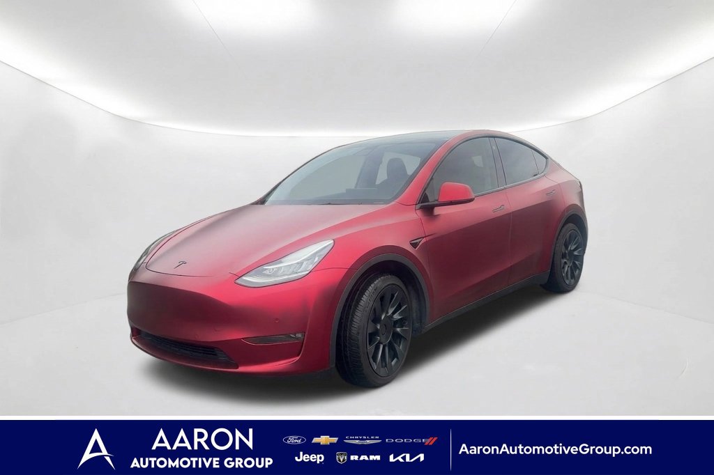 Used 2021 Tesla Model Y Long Range AWD/4WD image 1