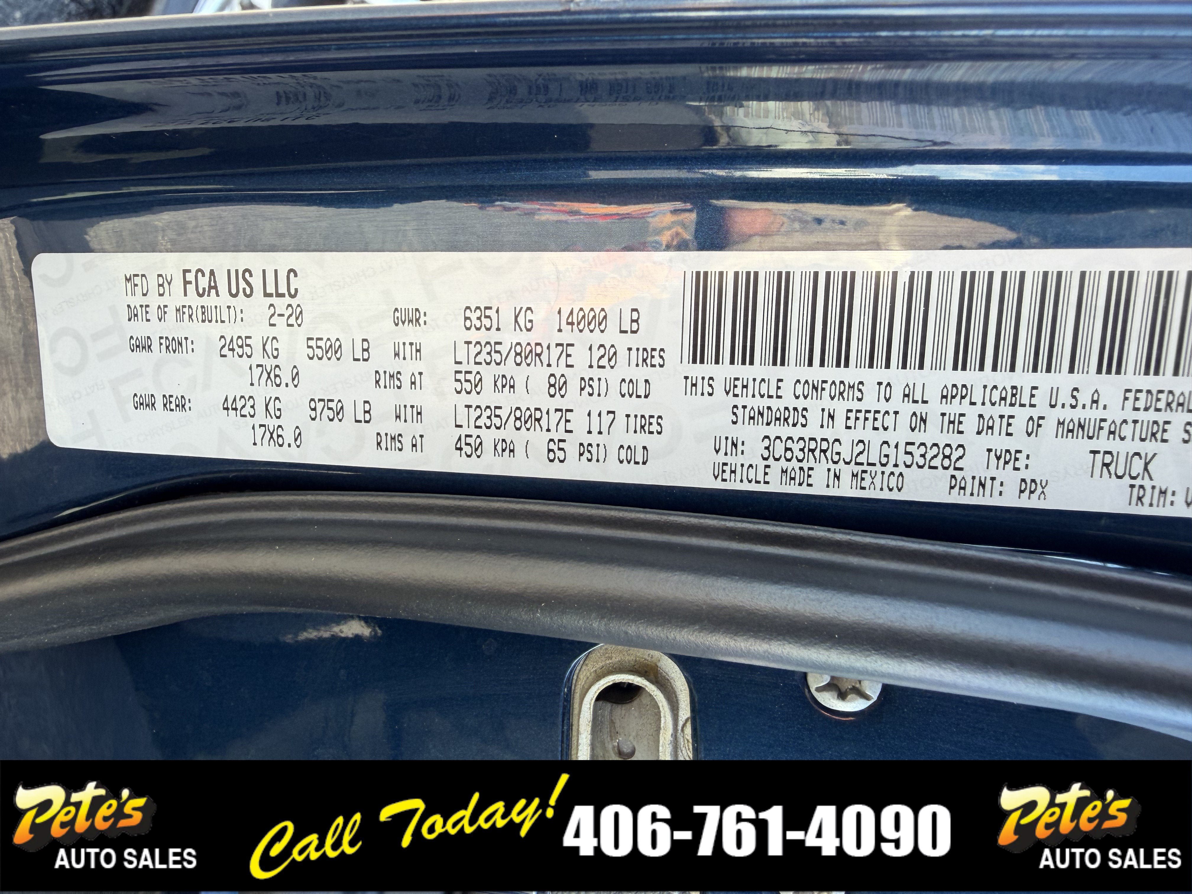 Used 2020 RAM 3500 Tradesman AWD/4WD image 42