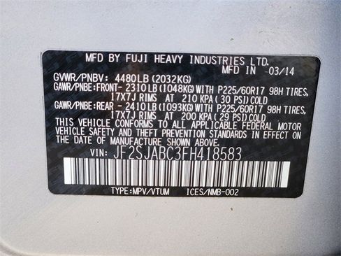 Used 2015 Subaru Forester 2.5i w/ Alloy Wheel Package image 21