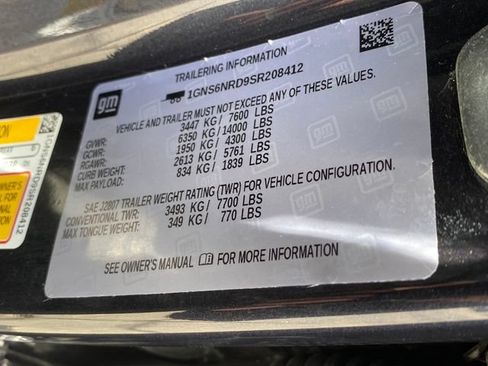 Certified 2025 Chevrolet Tahoe LT AWD/4WD image 25