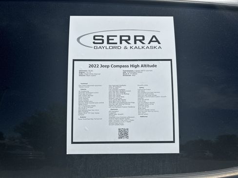Used 2022 Jeep Compass High Altitude AWD/4WD image 29