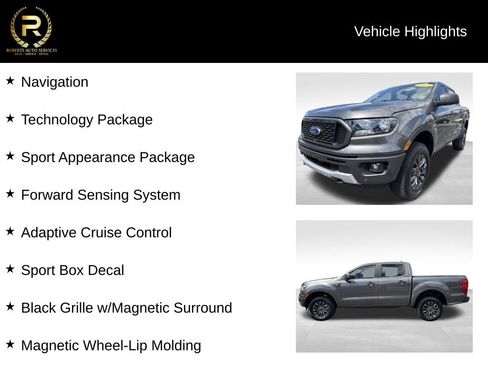 Used 2020 Ford Ranger XLT w/ Equipment Group 301A Mid AWD/4WD image 9