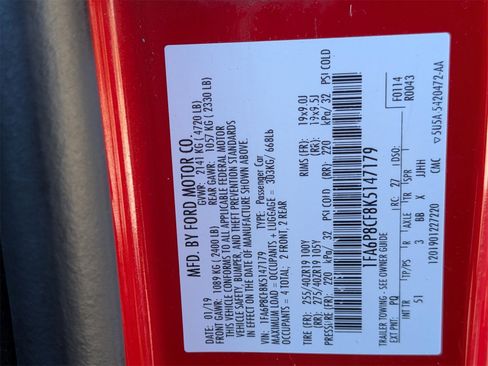 Used 2019 Ford Mustang GT Premium w/ GT Performance Package image 38