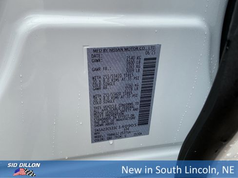 New 2025 Nissan Murano SL w/ Cargo Package image 12