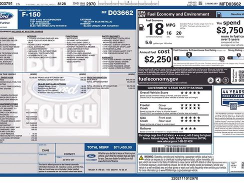 Used 2021 Ford F150 Tremor w/ Equipment Group 402A High AWD/4WD image 6