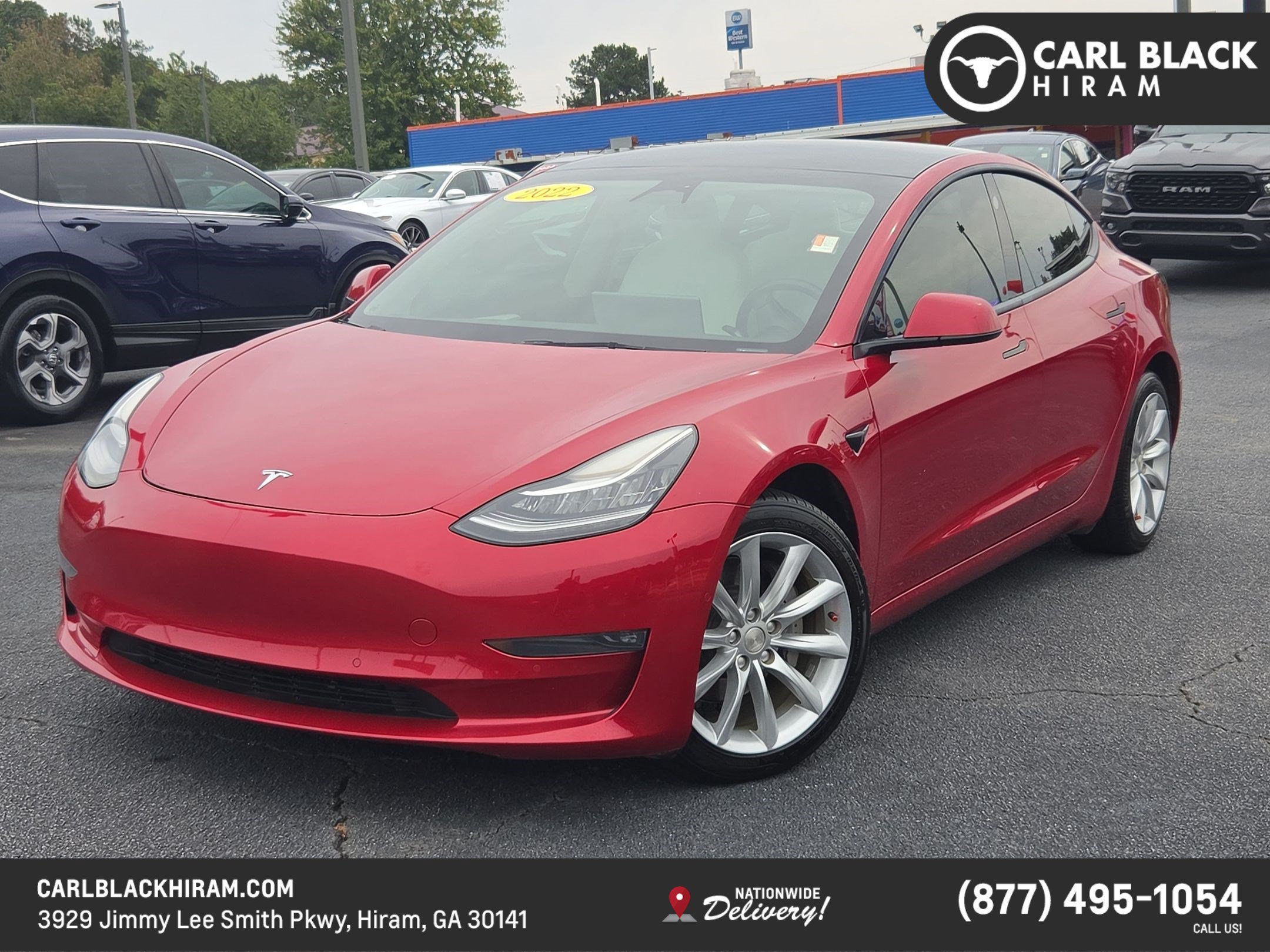 Used 2022 Tesla Model 3 Long Range AWD/4WD image 1