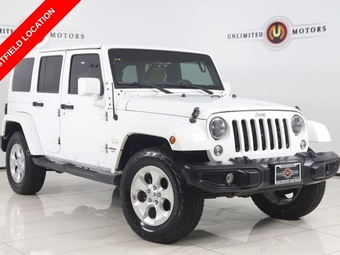 Used 2015 Jeep Wrangler Unlimited Sahara w/ Connectivity Group AWD/4WD image 1