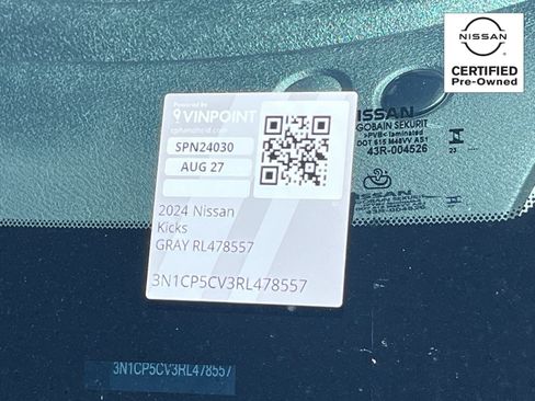 Certified 2024 Nissan Kicks SV FWD image 30