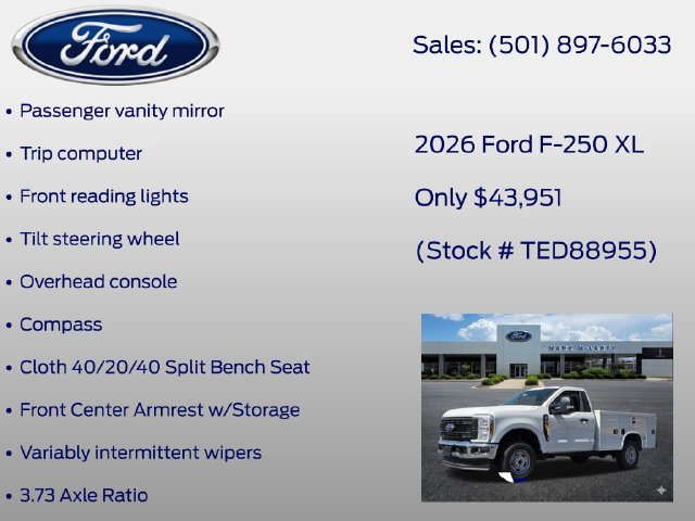 New 2026 Ford F250 XL w/ XL Chrome Package AWD/4WD image 26