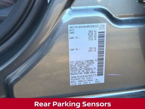 New 2025 Nissan Altima 2.5 SR image 32