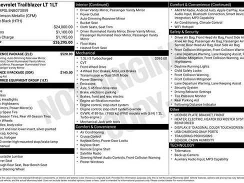 Used 2022 Chevrolet TrailBlazer LT w/ Convenience Package image 5