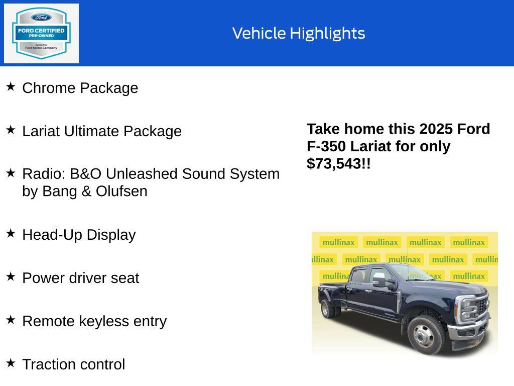 Used 2025 Ford F350 Lariat w/ Lariat Ultimate Package AWD/4WD image 18