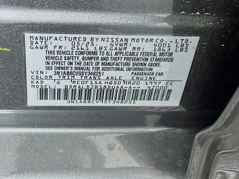 Used 2025 Nissan Sentra SV w/ All-Weather Package image 12