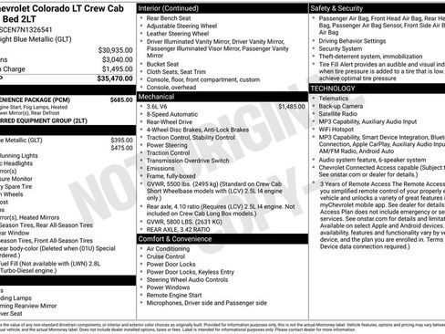 Used 2022 Chevrolet Colorado LT w/ LT Convenience Package RWD image 24