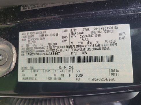 Used 2020 Ford Escape SE AWD/4WD image 33