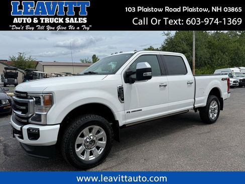Used 2021 Ford F250 Platinum w/ Snow Plow Prep Package AWD/4WD image 1