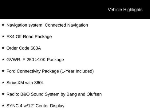 New 2026 Ford F250 Lariat w/ FX4 Off-Road Package AWD/4WD image 4