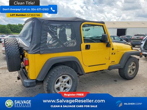 Used 2004 Jeep Wrangler X w/ Full Face Tire & Wheel Group AWD/4WD image 4