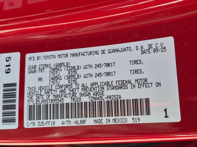 Used 2025 Toyota Tacoma SR5 AWD/4WD image 23