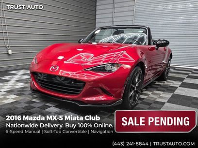 Used 2016 MAZDA MX-5 Miata Club