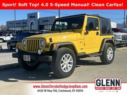 Used 2002 Jeep Wrangler Sport