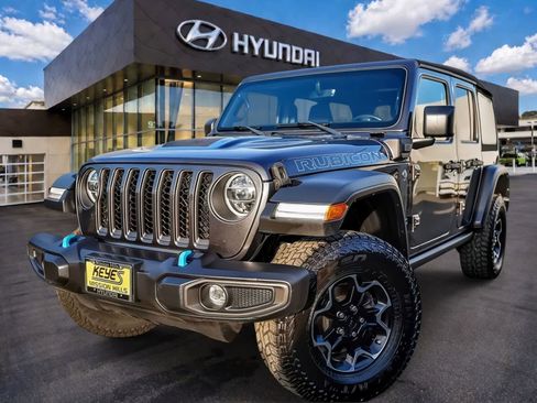 Used 2021 Jeep Wrangler Unlimited Rubicon 4xe AWD/4WD image 1