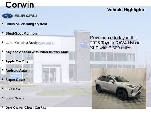 Used 2025 Toyota RAV4 XLE w/ Convenience Package image 6