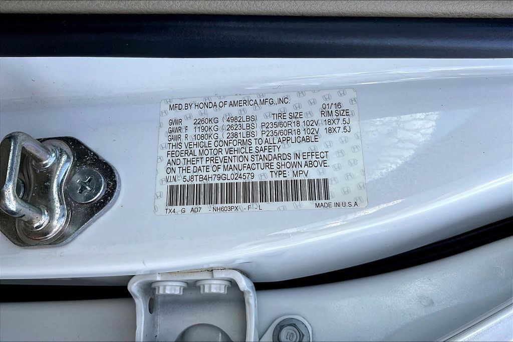 Used 2016 Acura RDX w/ Advance Package AWD/4WD image 19