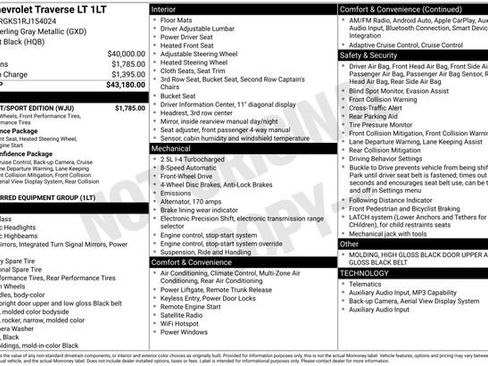 Used 2024 Chevrolet Traverse LT w/ Midnight/Sport Edition FWD image 2
