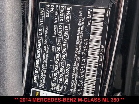 Used 2014 Mercedes-Benz ML 350 ML 350 image 31