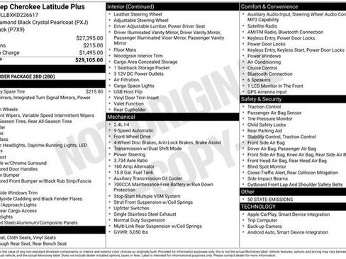 Used 2019 Jeep Cherokee Latitude Plus image 12