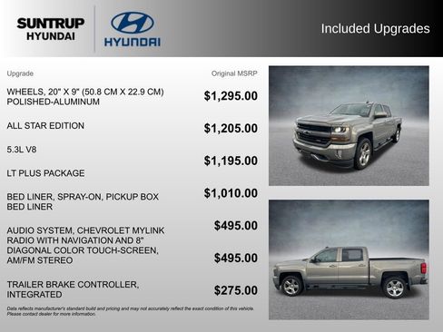 Used 2017 Chevrolet Silverado 1500 LT w/ All Star Edition image 2